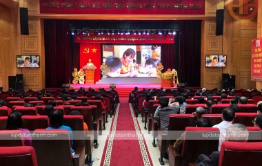 Lắp đặt thiết bị âm thanh, ánh sáng trung tâm văn hoá huyện Thuận Thành, Bắc Ninh